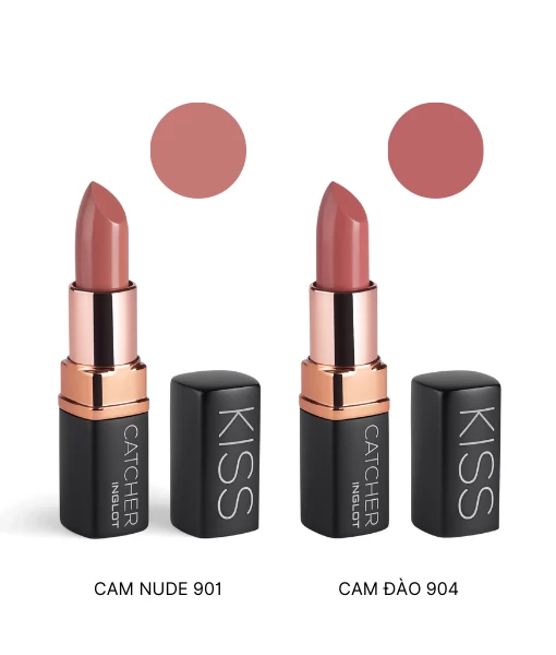 Combo Son Thỏi Kiss Catcher Cam Nude 901+Cam Đào 904 | Inglot Là Thương Hiệu Mỹ Phẩm Uy Tín Được Các Chuyên Gia Trang Điểm Hàng Đầu Thế Giới Tin Dùng