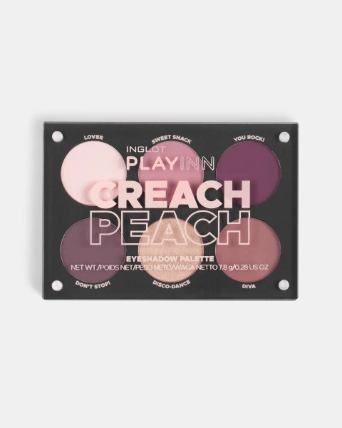 Bảng Phấn Mắt 6 Ô Màu Hồng Đào Playinn Creach Peach Eye Shadow Palette 7.8G