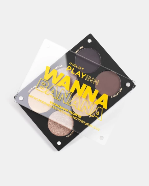 Bảng Phấn Mắt 6 Ô Màu Nude Ấm Playinn Wanna Banana Eye Shadow Palette 8.0G