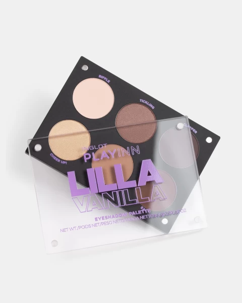 Bảng Phấn Mắt 6 Ô Màu Nâu Trầm Lạnh Playinn Lilla Vanilla Eye Shadow Palette 8.4G