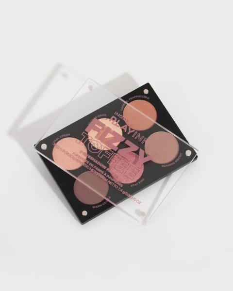 Bảng Phấn Mắt Tông Ngọt Ngào Playinn Eye Shadow Palette Fizzy Toffee + Cọ Trang Điểm Mắt 8Ohp/S