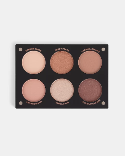 Bảng Phấn Mắt 6 Ô Màu Nude Tự Nhiên Playinn Loca Mocca Eyeshadow Palette (7.4G)