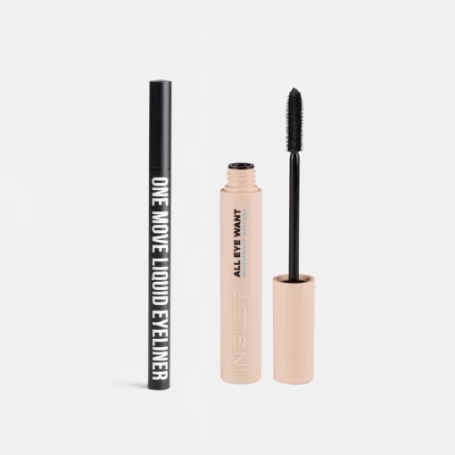 Combo 1 Bút Kẻ Mắt One Move + 1 All Eye  Want Mascara  Màu Đen/Mascara