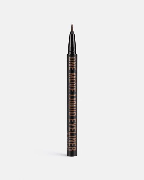 Combo Bút Kẻ Mắt Nước Không Lem Dễ Kẻ One Move Eyeliner 02 + Mascara Làm Dài Mi All Eye Desire Dành Cho Mi Ngắn