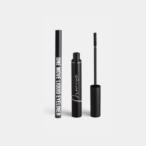 Combo Bút Kẻ Mắt Nước Không Lem Dễ Kẻ One Move Eyeliner + Promise Mascara Dài Mi