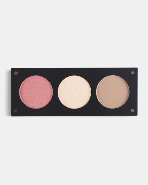 Combo Face Palette Glowow + Cọ Trang Điểm Mặt Makeup Brush 15Bjf/S