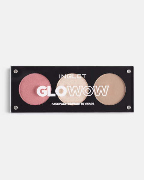 Combo Face Palette Glowow + Cọ Trang Điểm Mặt Makeup Brush 15Bjf/S