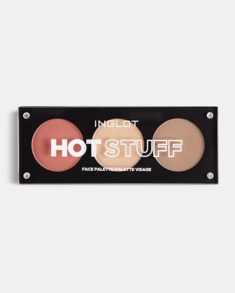 Combo Face Palette Hot Stuff + Cọ Trang Điểm Mặt Makeup Brush 15Bjf/S