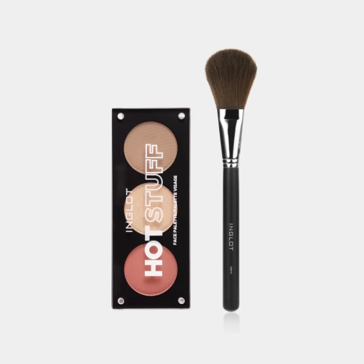 Combo Face Palette Hot Stuff + Cọ Trang Điểm Mặt Makeup Brush 15Bjf/S