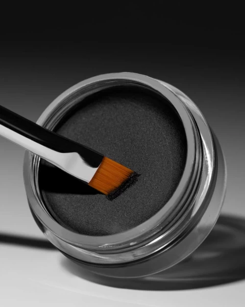 Combo Gel Kẻ Mắt Đen Mun Amc Eyliner Gel 77 +  Cọ Kẻ Mắt Đầu Xéo 31T