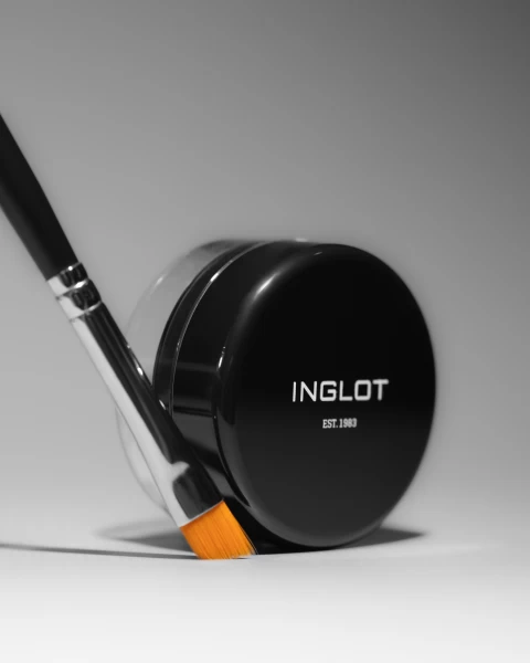 Combo Gel Kẻ Mắt Đen Mun Amc Eyliner Gel 77 +  Cọ Kẻ Mắt Đầu Xéo 31T