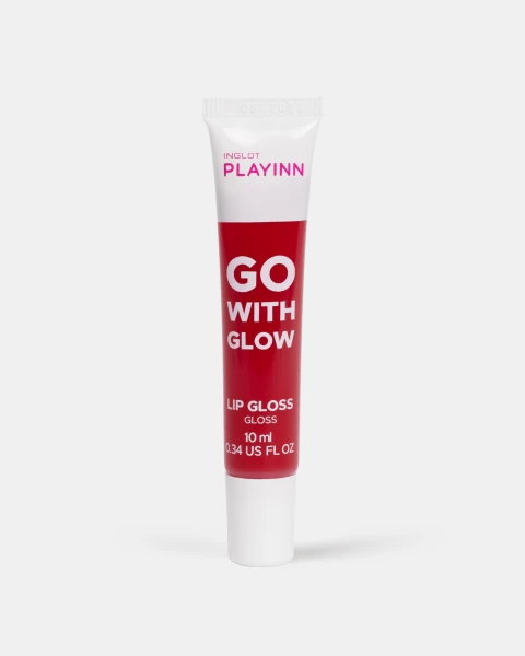 Combo Son Dưỡng Bóng Vegan Dạng Tuýp Playinn Go With Glow Lip Gloss Raspberry 25/Strawberry 27
