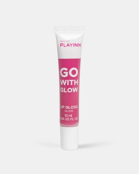 Combo Son Dưỡng Bóng Vegan Dạng Tuýp Playinn Go With Glow Lip Gloss Raspberry 25/Strawberry 27