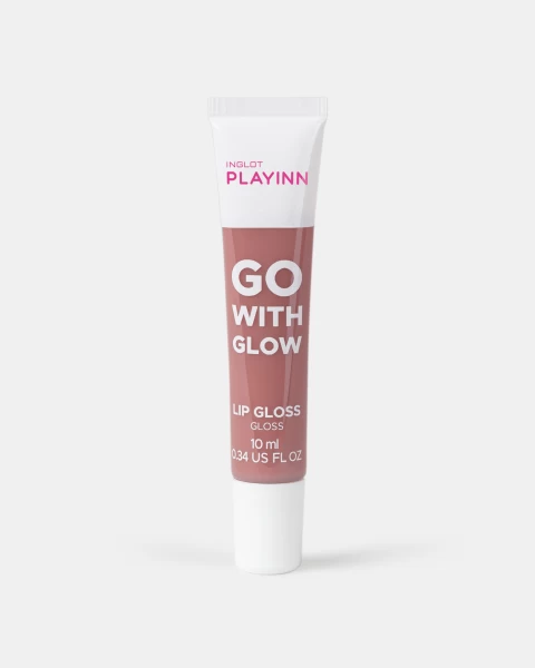 Son Bóng Vegan Dạng Tuýp Playinn Go With Glow Lip Gloss Pink 23