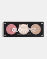 Bảng Phấn Má Hồng, Bắt Sáng, Tạo Khối Đa Chức Năng 3In1 Face Palette - Glowow