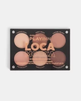 Bảng Phấn Mắt 6 Ô Màu Nude Tự Nhiên Playinn Loca Mocca Eyeshadow Palette (7.4G)