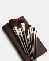 Bộ 10 Cọ Brush Set In A Case (Chocolate) & Bao Cọ