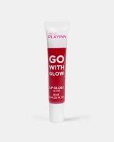 Combo Son Dưỡng Bóng Vegan Dạng Tuýp Playinn Go With Glow Lip Gloss Raspberry 25/Strawberry 27