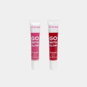 Combo Son Dưỡng Bóng Vegan Dạng Tuýp Playinn Go With Glow Lip Gloss Raspberry 25/Strawberry 27