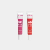 Combo Son Dưỡng Bóng Vegan Dạng Tuýp Playinn Go With Glow Lip Gloss Raspberry 25/Watermelon 26