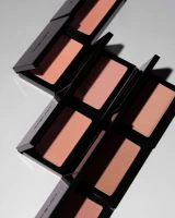 Hộp Đựng Lõi Phấn Có Gương Đế Nam Châm 2 Ô Freedom System Flexi Palette With Mirror Black [2]